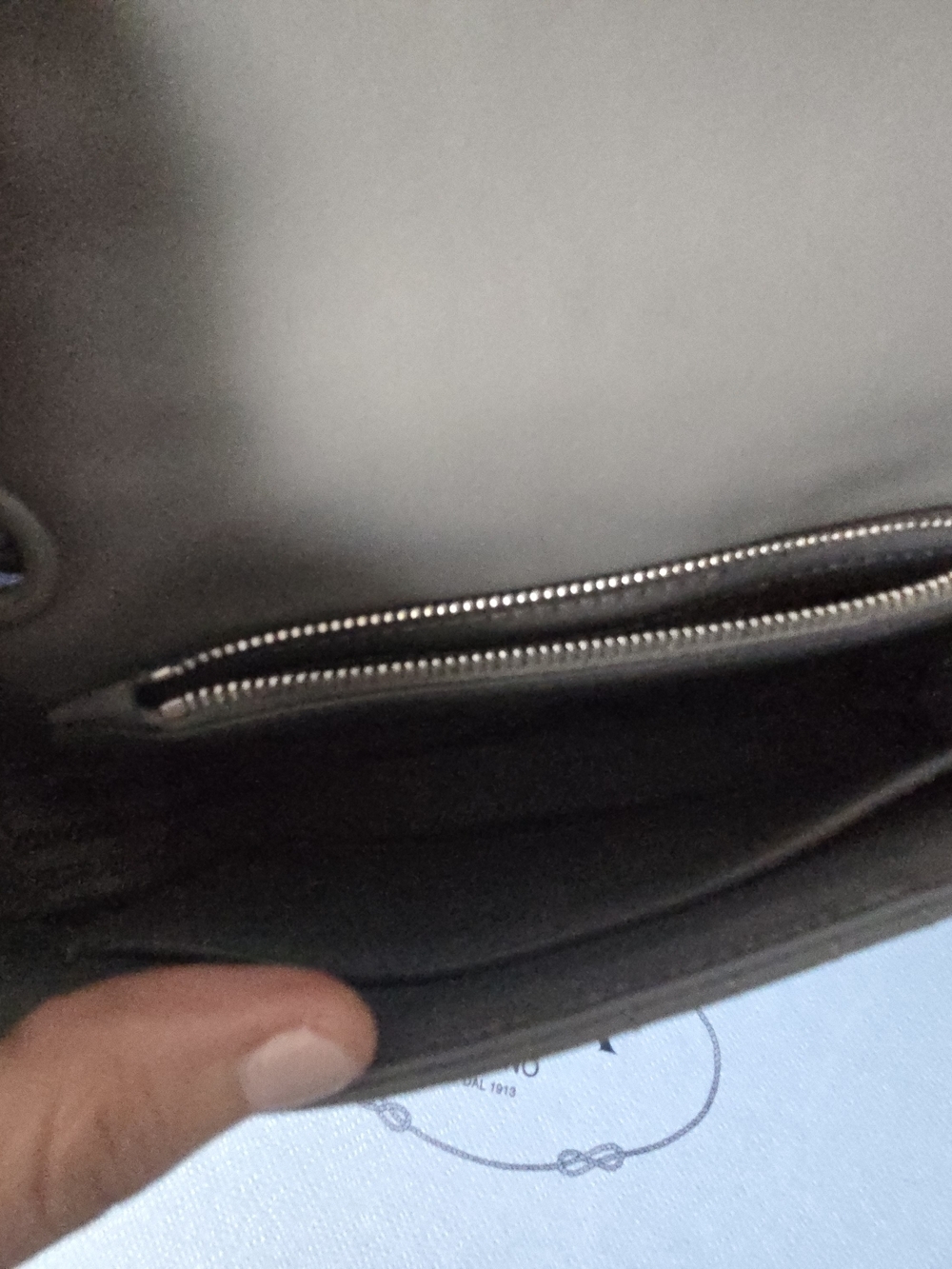 Prada Diagramme Bag Dark Gray - Picture 17 of 17
